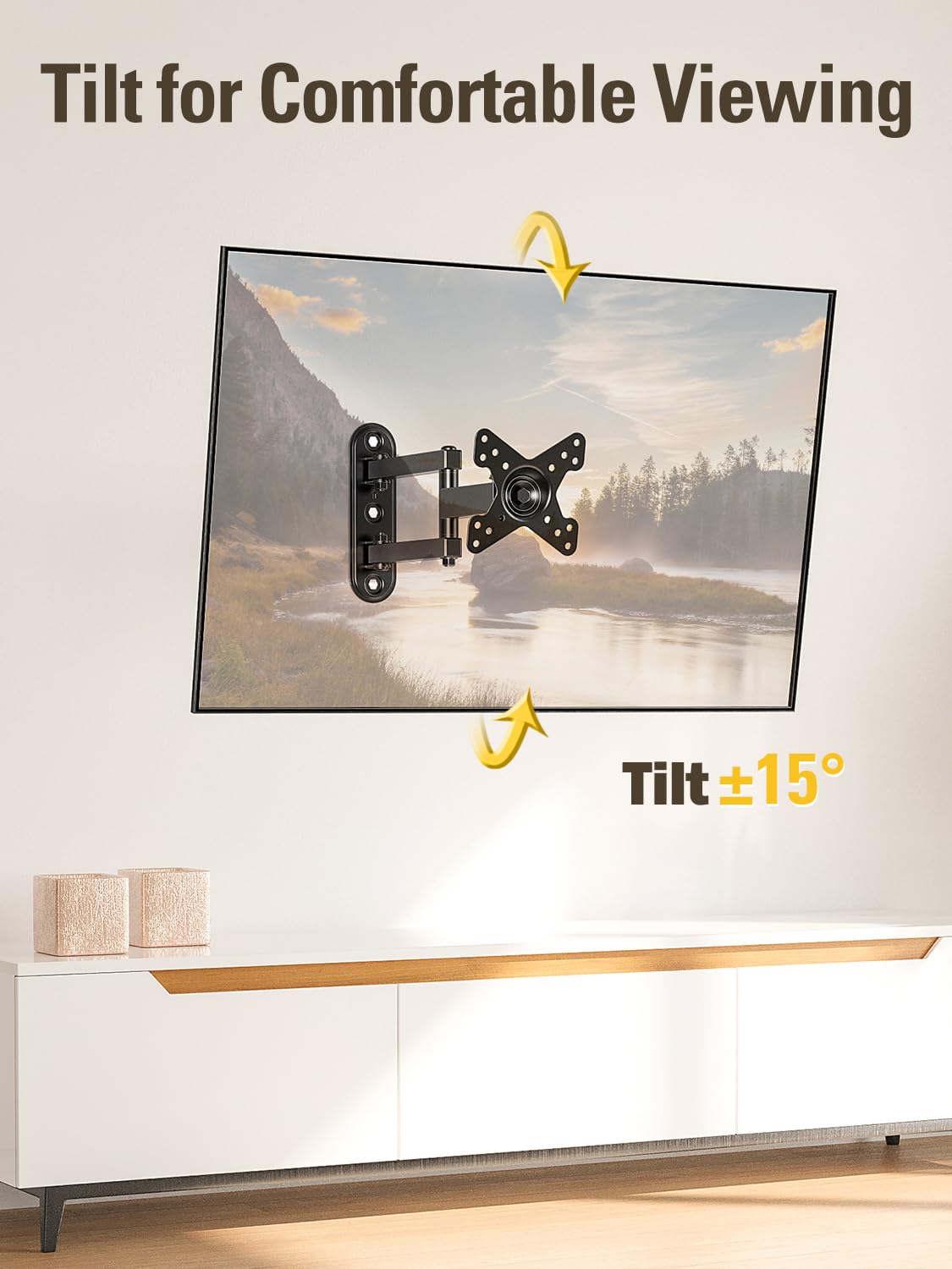 Amazon.com: Mounting Dream UL Listed Full Motion Monitor Wall